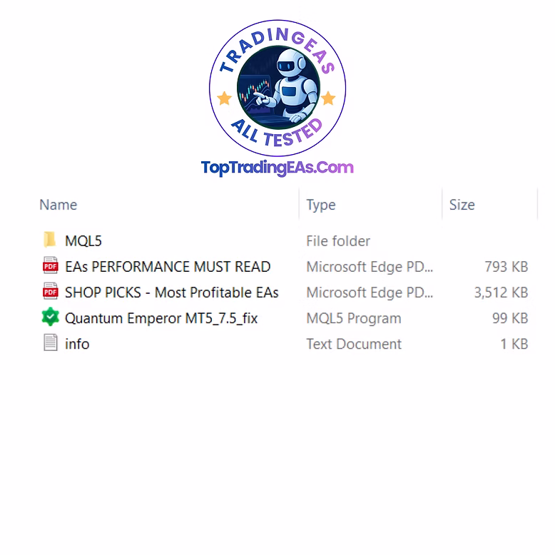 Quantum Emperor EA MT5 V7.5 - Forex Trading Robot for GBPUSD Time frame H1 - Image 3
